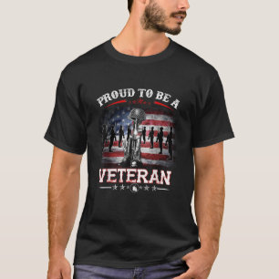 Proud USA Veteran T-Shirt - Memorial dos Veteranos