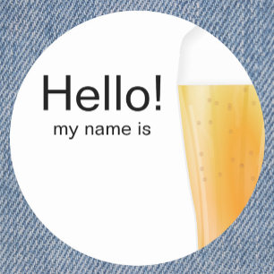 Provando da cerveja ou nome de etiqueta da