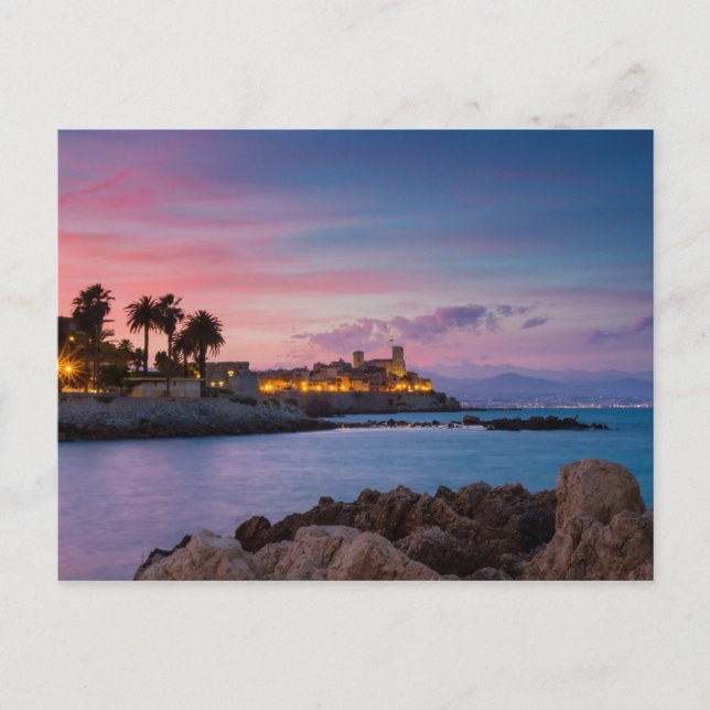 Provença - Castelo de Antibes cartão postal (Frente)