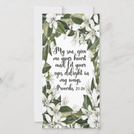 Provérbios 23:26, indicador de verso da bíblia de 