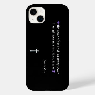 Proverbs 18:10 Bíblia Verse iPhone / iPad case