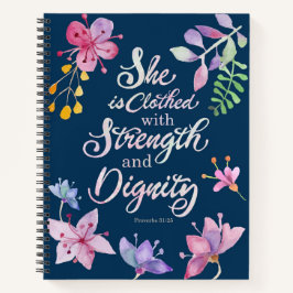 Proverbs 31:25 She is Clothed with Strength and Di