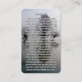 Psalm 23 Cartão de Oração Memorial Iluminado Do La