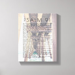 Psalm 91 Rustic Beach Pier Bíblia Verse Canvas Pri