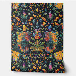 Psicodélica de tapeçaria Botânica