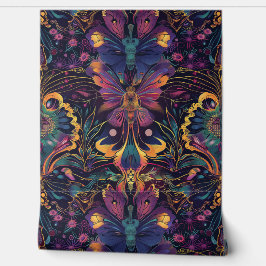 Psicodélica de tapeçaria Botânica