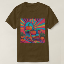 Psicodélica Pumpkins Cadeira Brown T-Shirt