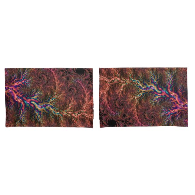 Psicodélico Groovy Alucinante Funky Colorido Fract (Frente - conjunto)