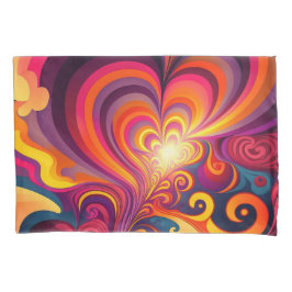 Psicodélico - Padrão do Coração Surreal