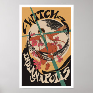 Psicodélico Zamrock WITCH Indianapolis Poster