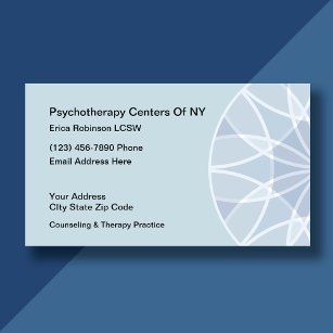 Psicoterapeuta Conselheiro Cartão de visita Design
