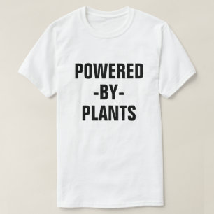 Psto pela camisa do vegan dos homens das plantas