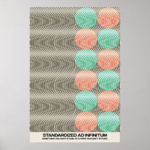 Psychedelia Ad Infinitum Poster padronizado