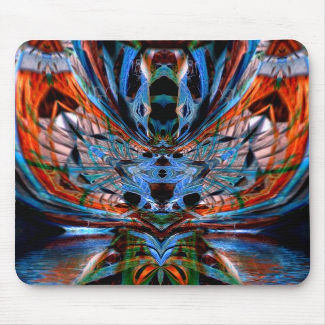 Psychedelic Dragonfly Mousepad (Frente)