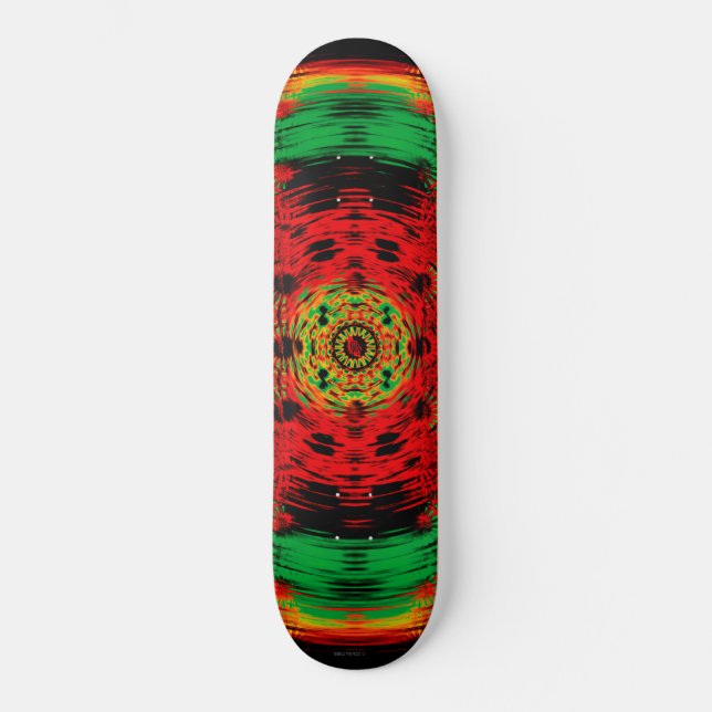 Psychedelic Rave Skateboard (Frente)