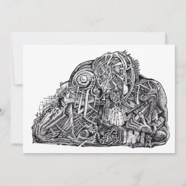 Psycho Warrior, por Brian Benson, placa plana