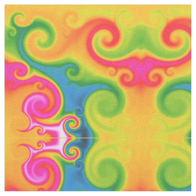 Psyschedelic roda tecido (Detalhe)