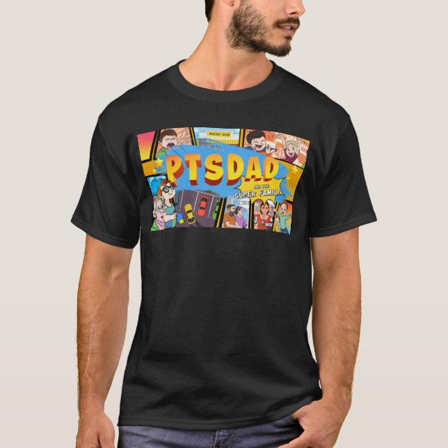 PTSDad - T-shirt (Frente)