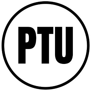 PTU - Adesivo circular clássico de platina