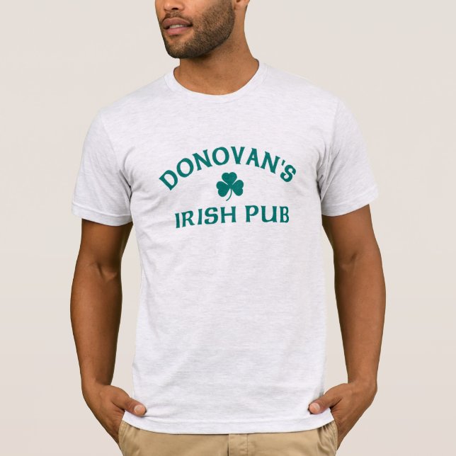 Pub T-Shirt Irlandês de Donovan (Frente)