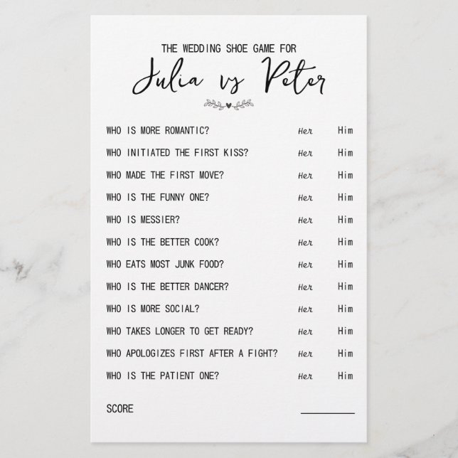 Publicação de perguntas sobre jogos de Calçado de  (Frente)