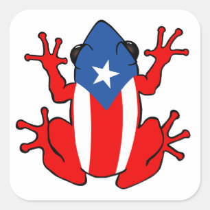 Puerto Rico - etiqueta de Coqui