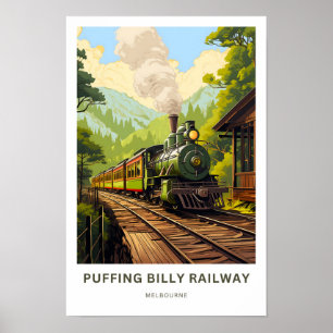 Puffing Billy Rail Melbourne Viagem Impressão