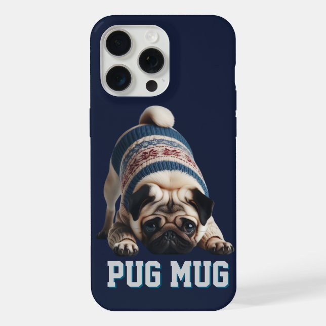 Pug Adorável - Que Cara! (Verso)