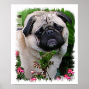Pug Art Impressão