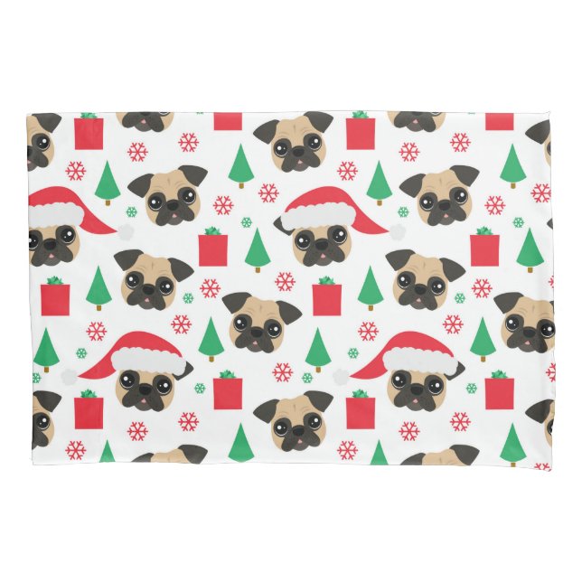 Pug bonito do Natal (Frente)