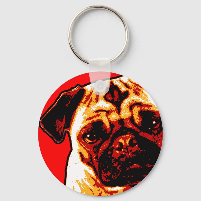 Pug Chaveiro (Frente)