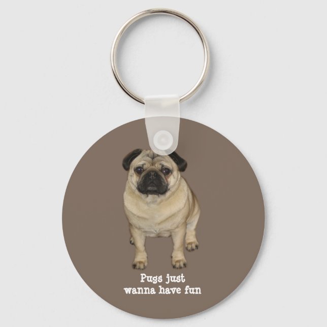 Pug Chaveiro (Frente)