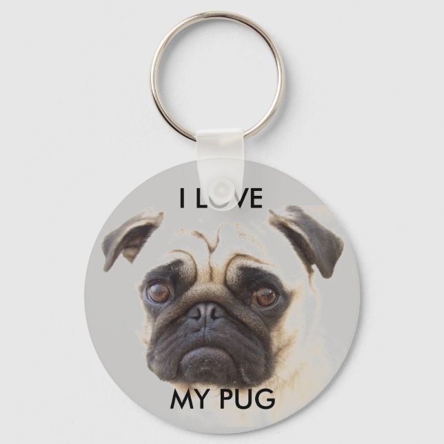 Pug Chaveiro (Frente)