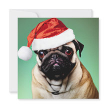 Pug Dog Christmas