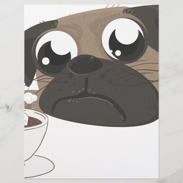 Pug e café (Frente)