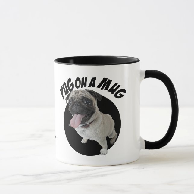 Pug em uma caneca (Direita)