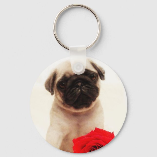 Pug filhote chaveiro (Frente)