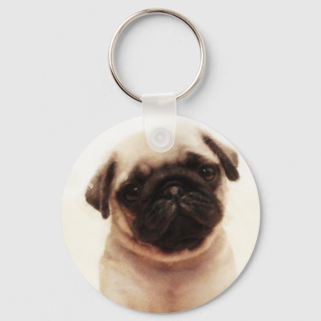 Pug filhote chaveiro (Frente)