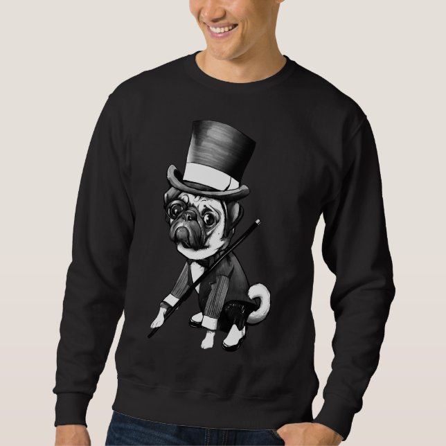 Pug Fred Astaire - Camisa Essencial 303 (Frente)