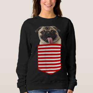 Pug in Pocket Funny Dog Lover Classic T-Shirt 394