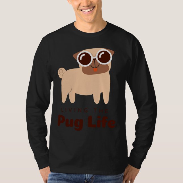 Pug life Classic T-Shirt 176 (Frente)