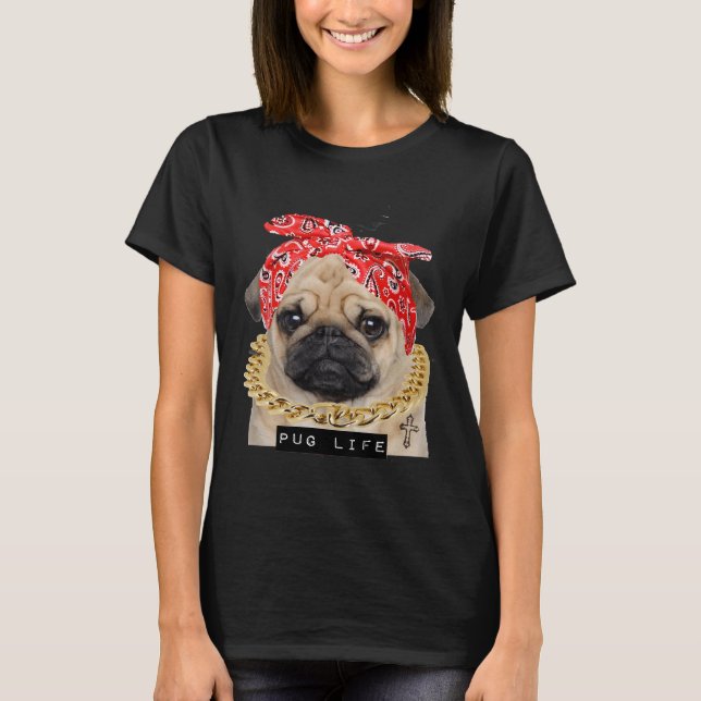 Pug life Essential T-Shirt 320 (Frente)