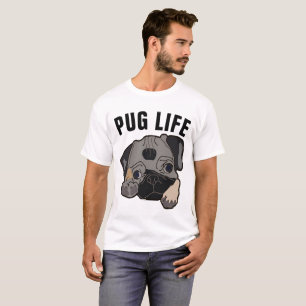 PUG LIFE Funny Dog T-shirts