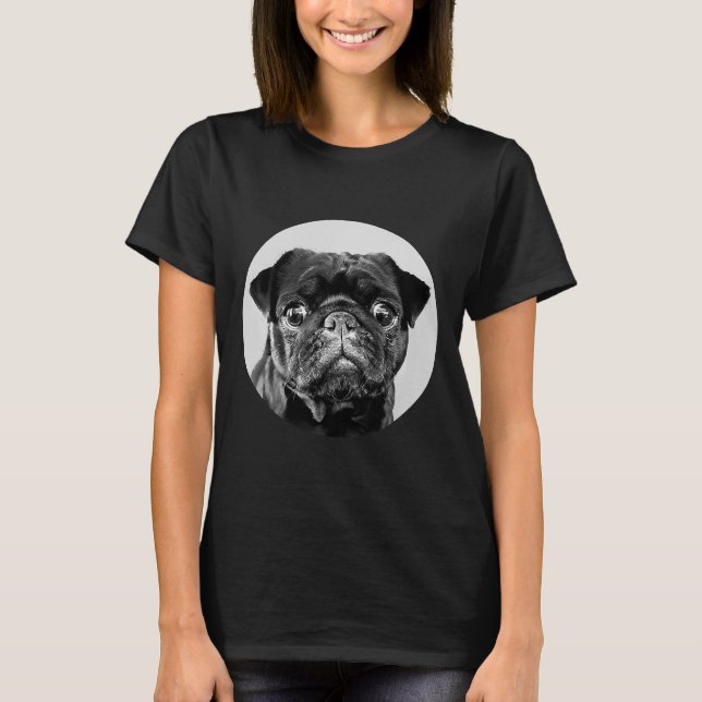 Pug Love - Dots Classic T-Shirt 523 (Frente)