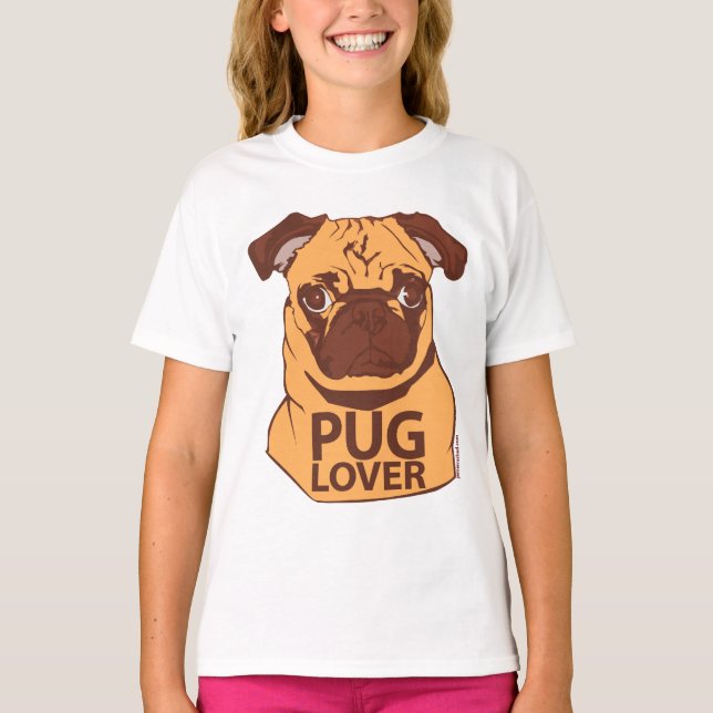 Pug Lover T-Shirt (Frente)