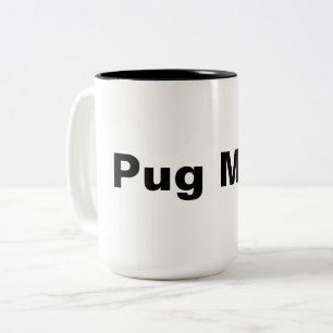 Pug mamãe caneca