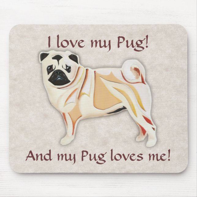 Pug Mousepad (Frente)