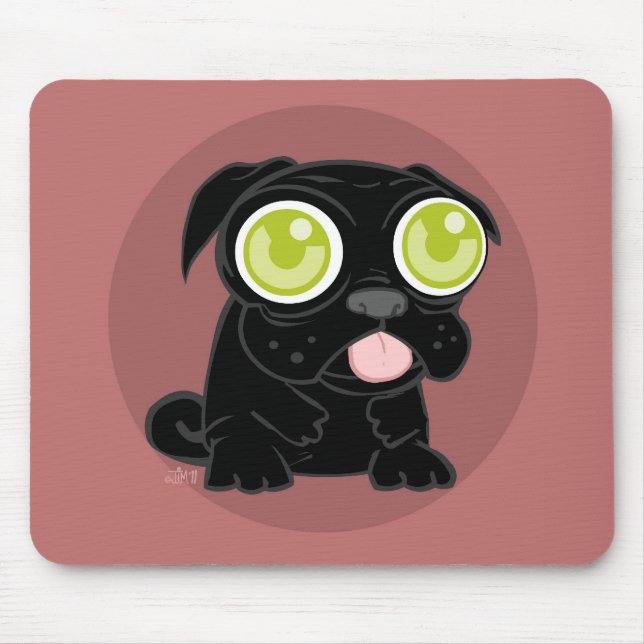 Pug Mousepad do qui (Frente)