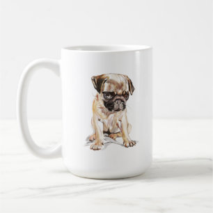 Pug Mug – Caneca de Café para Mãe de Cachorro Fofa