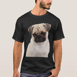 Pug Olhando Para Baixo A Camisa Clássica 964